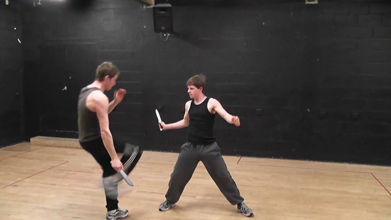 Bristol Old Vic Theatre School advanced fight test - knife and unarmed