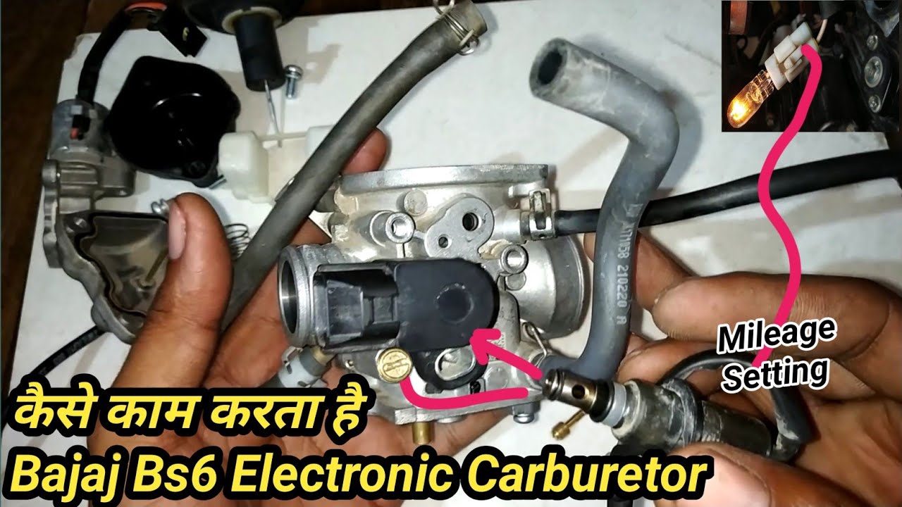 Bajaj bike electronic carburetor working