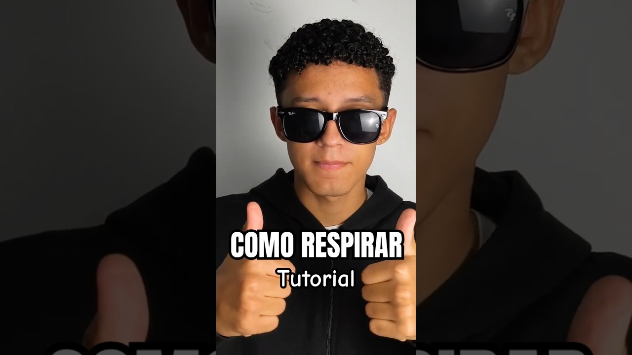 😮&zwj;💨 COMO RESPIRAR (TUTORIAL) - Mineluck #shorts