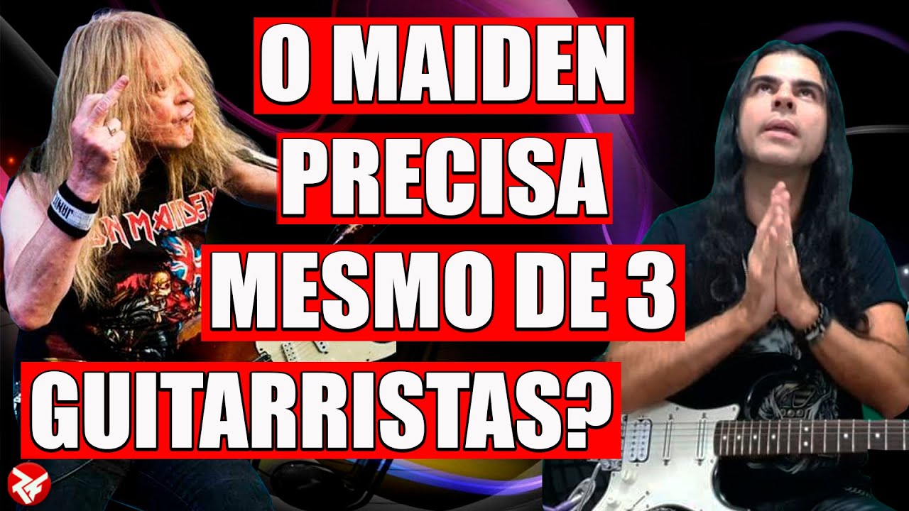 Os 4 guitarristas do Iron Maiden