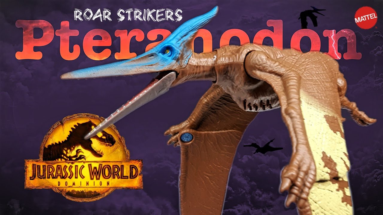 Обзор фигурки птеранодона из серии Jurassic World Dominion Roar Strikers от Mattel (2022)!!!