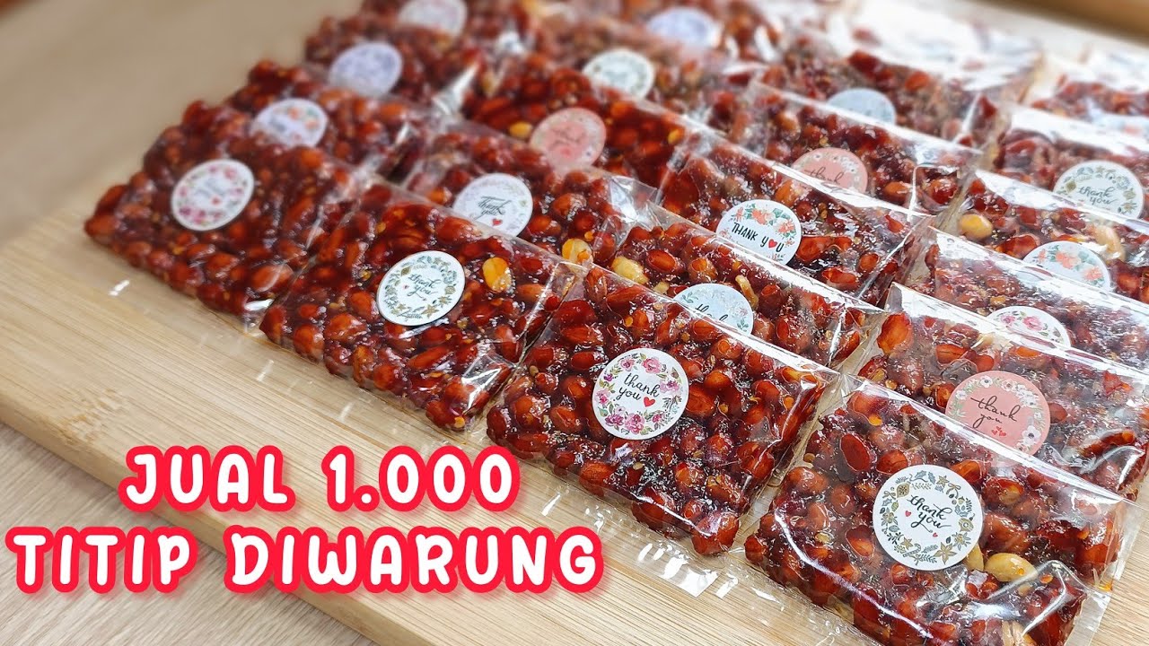 IDE JUALAN 1.000 AN LARIS MANIS | SETIAP HARI HABIS LUDES TERFAVORIT| KACANG PEDAS MANIS GURIH