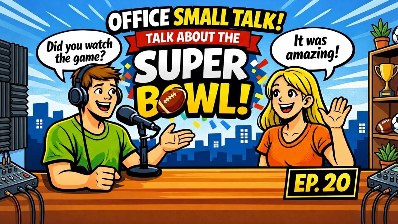 American Office English Made Easy 🏈 | Super Bowl Conversation Tricks