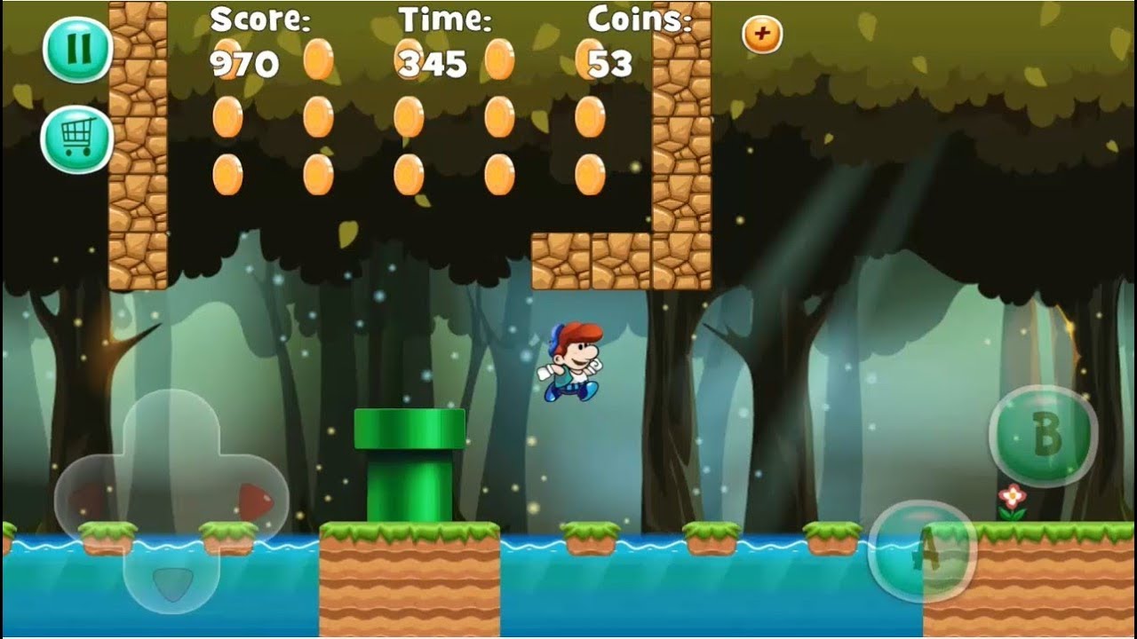 Super Jungle Adventures / Adventure Platform Game / Android Gameplay Video