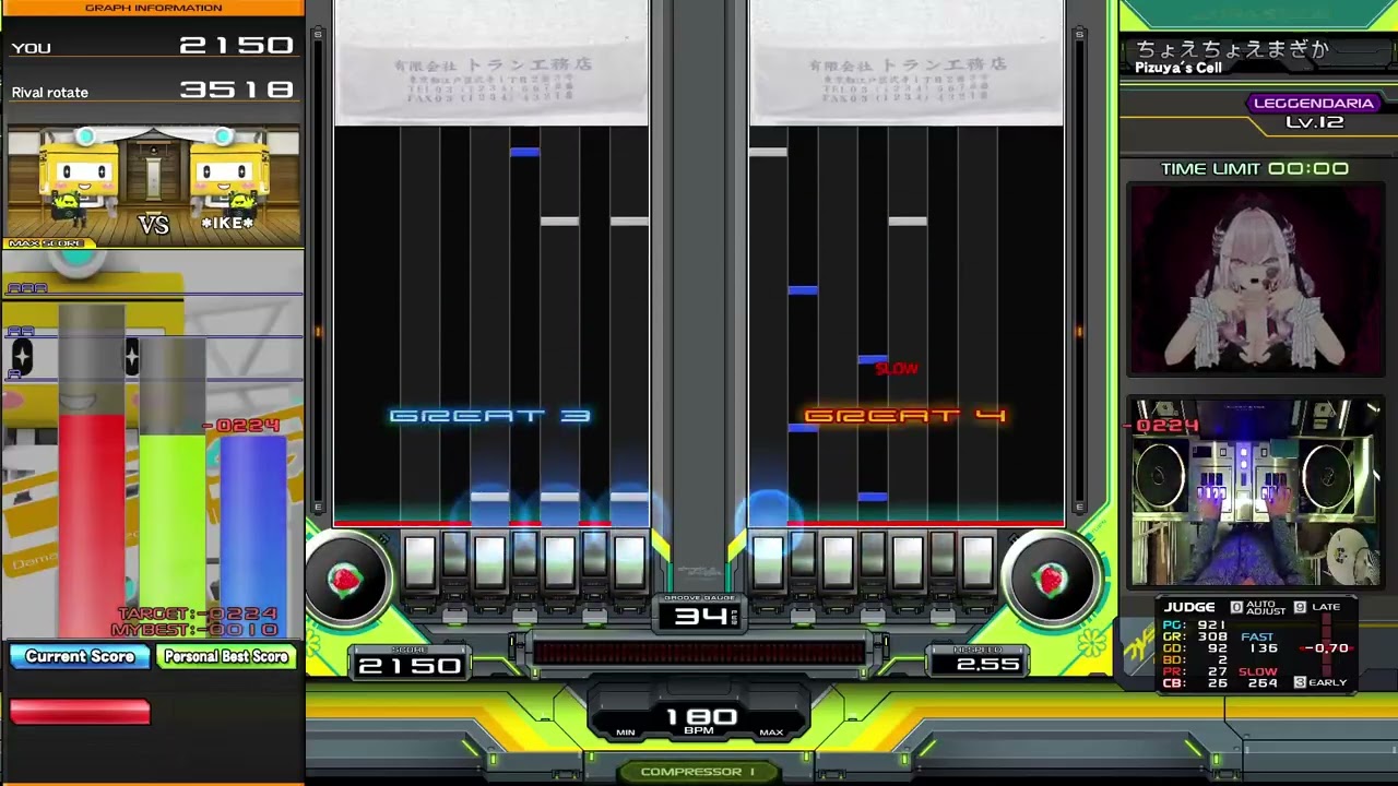 【beatmania IIDX 33 Sparkle Shower】ちょえちょえまぎか DPL HARD