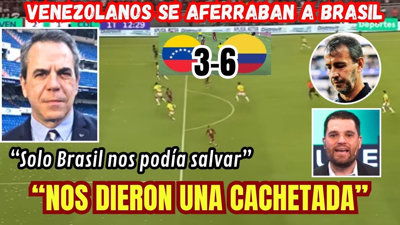 RELATORES VENEZOLANOS TERMINAN NARRANDO EL PARTIDO BOLIVIA VS BRASIL