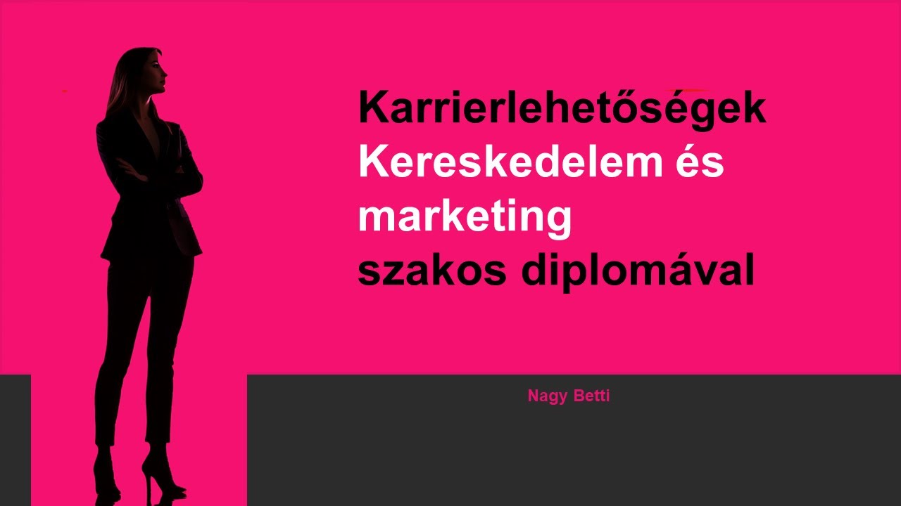 Karrierlehetős&eacute;gek Kereskedelem &eacute;s marketing szakos diplom&aacute;val