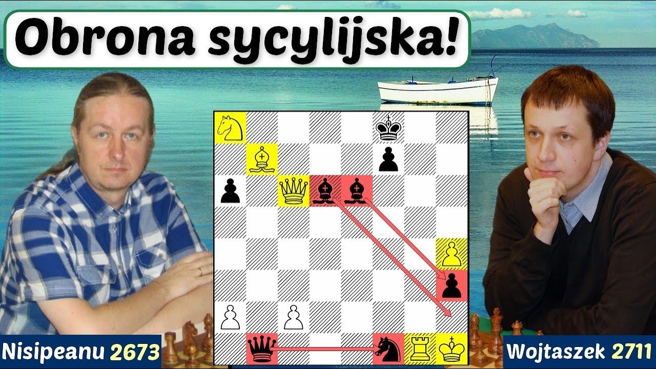 SZACHY 299# Obrona sycylijska wariant Najdorfa, genialna partia Polaka! Nisipeanu - Wojtaszek 2011