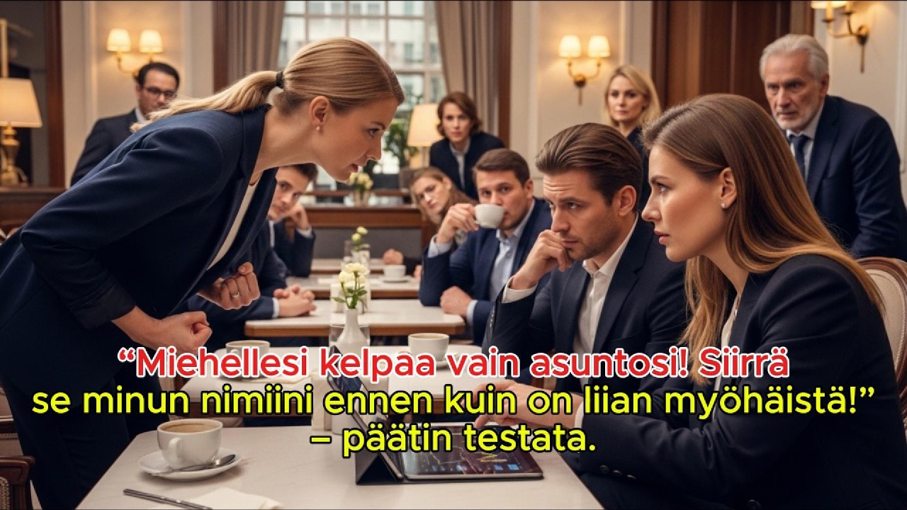Miehellesi kelpaa vain asuntosi!Siirrä se minun nimiini ennen kuin on liian myöhäistä!