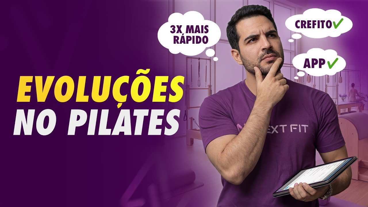 O jeito mais rápido e seguro de registrar evoluções no Pilates