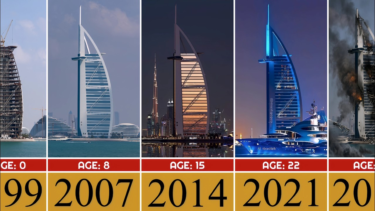The Evolution of Burj Al Arab From 0 to 27 Years Old