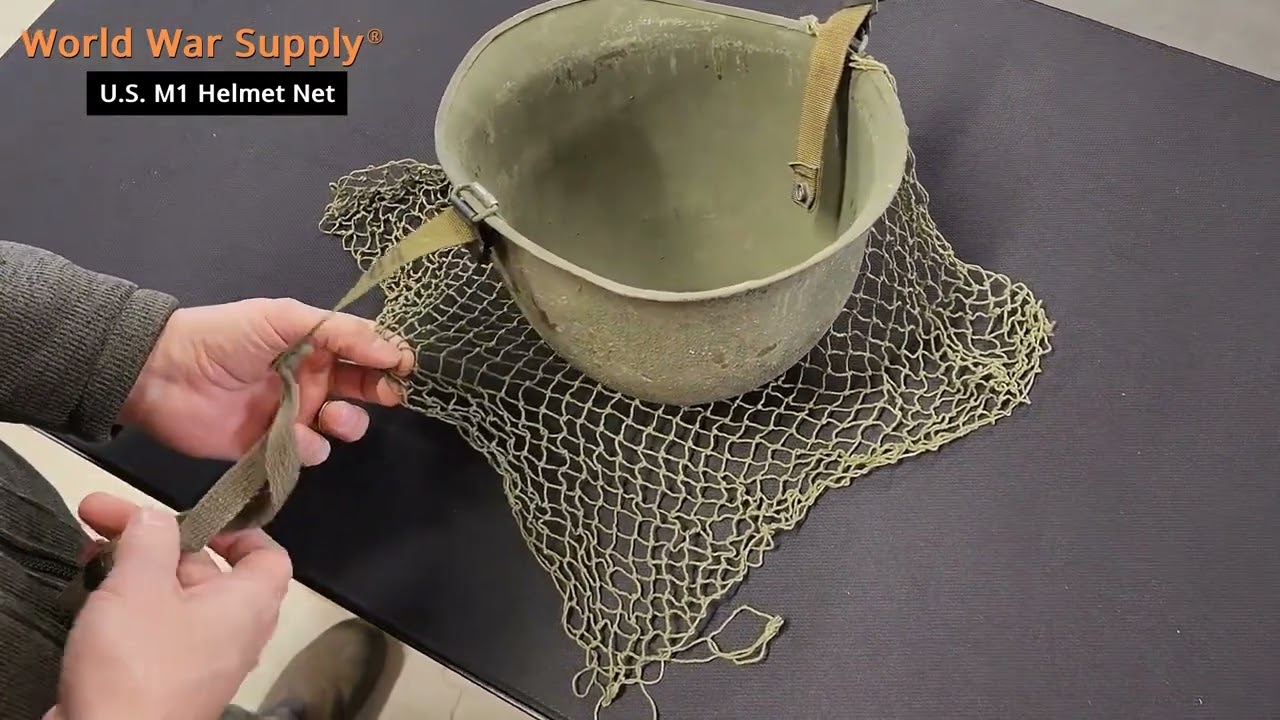 How to Install Your U.S. M1 Helmet Net