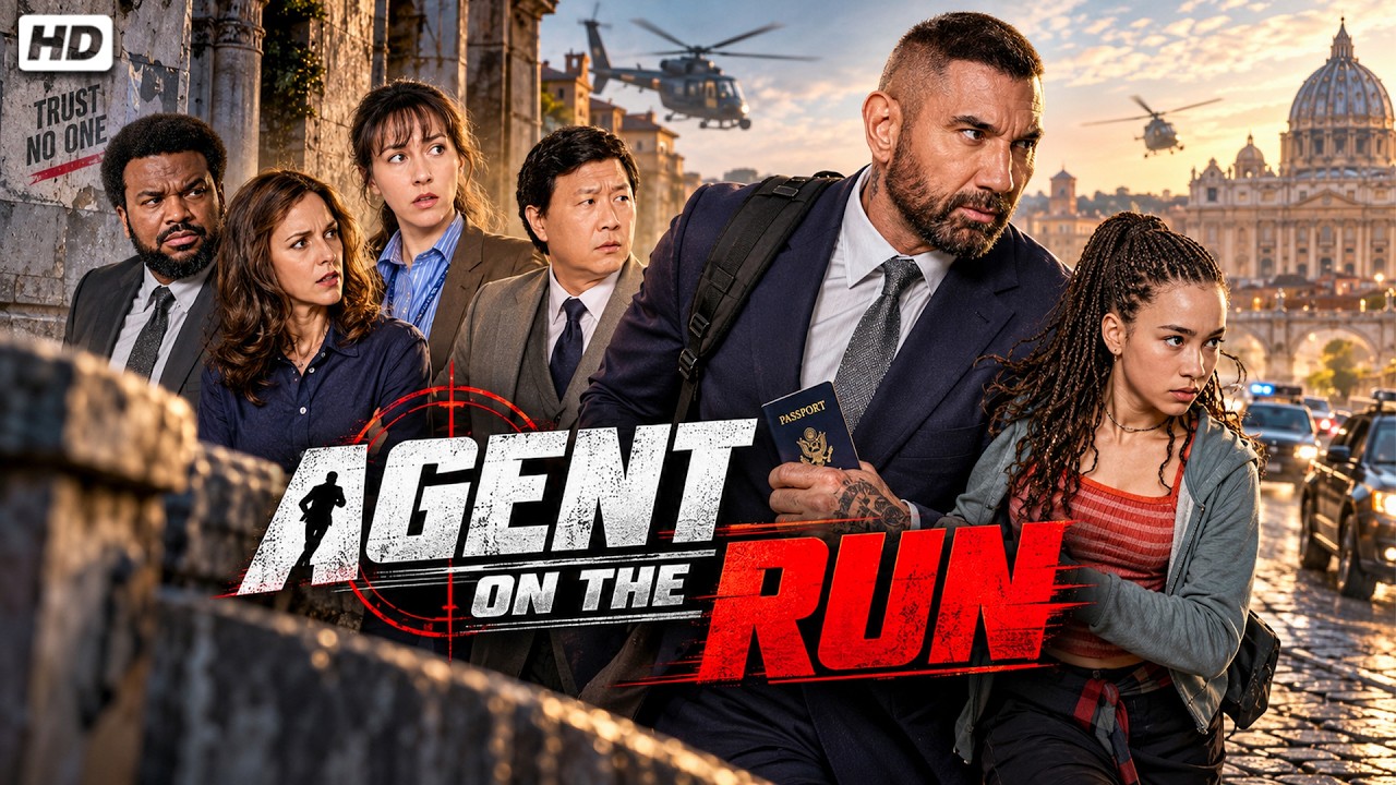 AGENT ON THE RUN | Hollywood Action Spy Thriller Movie | Dave Bautista, Chloe Coleman, Ken Jeong
