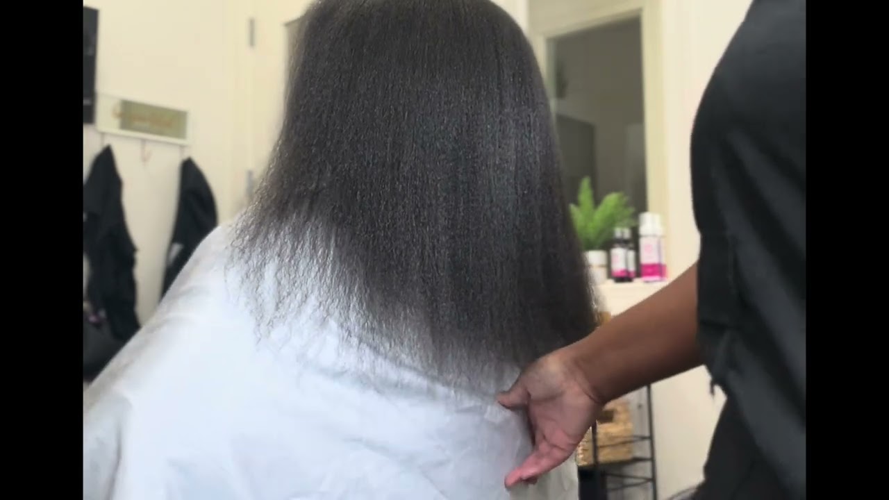 How I Blow dry & Trim Natural Hair | Tips to Minimize Split Ends