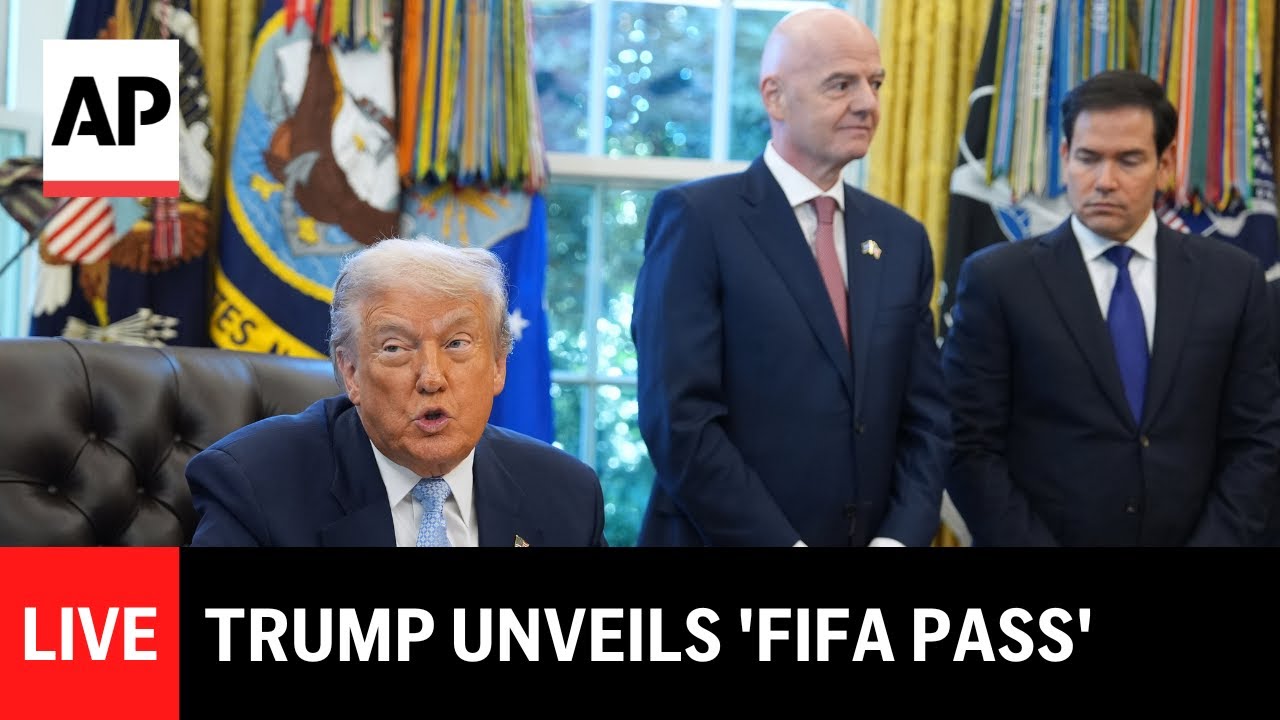 LIVE: Trump unveils 'FIFA Pass' to help World Cup travelers get visas faster