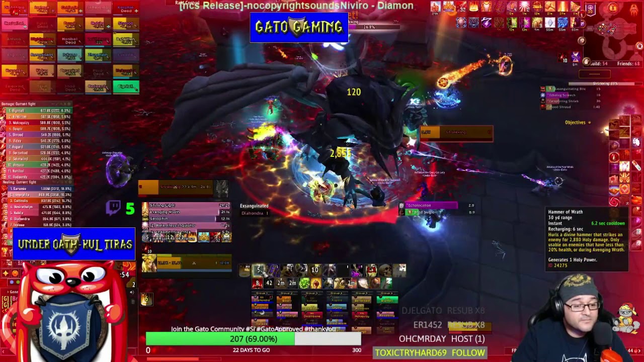Castle Nathria Normal------Shriekwing Kill Normal----Guild run