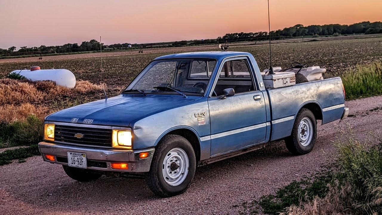 1981 Chevy Luv Diesel Evening Drive - POV