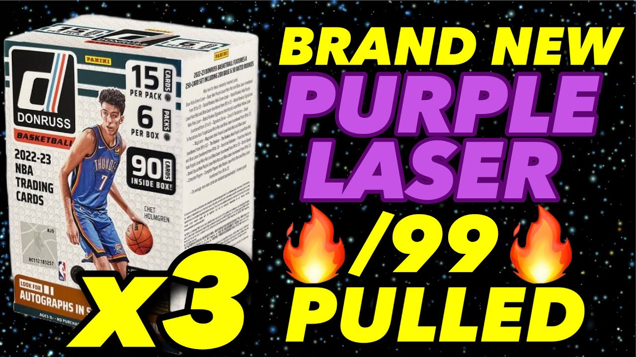 WE PULLED A NUMBERED /99 CARD!!! BRAND NEW 2022-2023 DONRUSS BASKETBALL BLASTER REVIEW