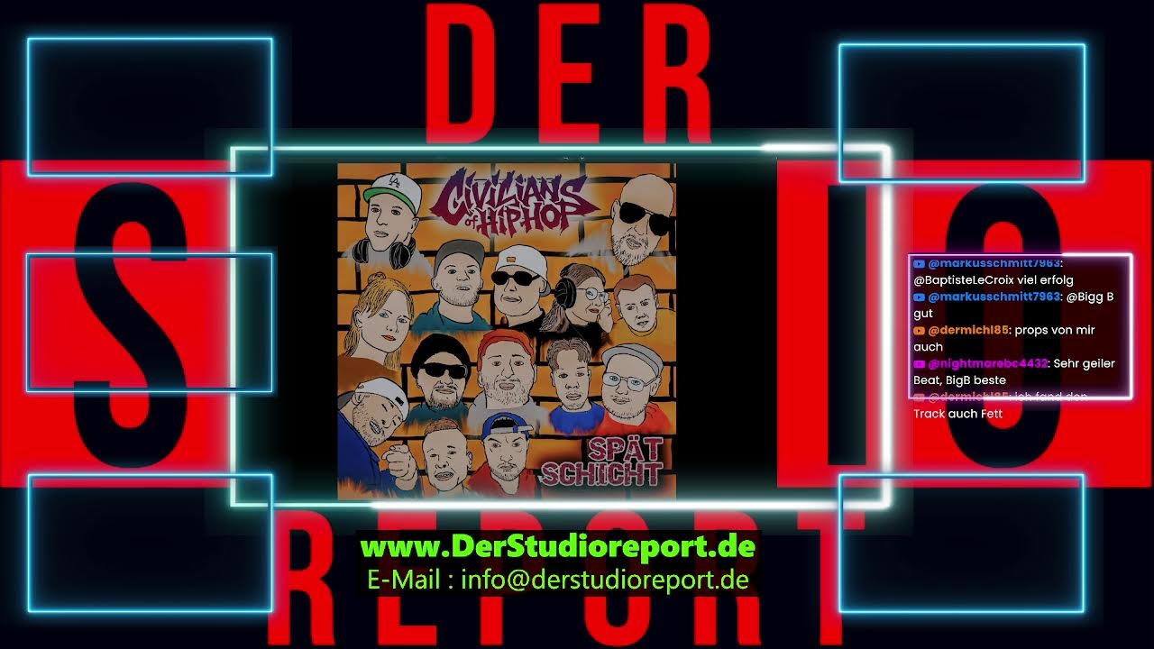 Die Spätschicht beginnt mit den Civilians of HipHop !!! Happy Release !!! Teil 1