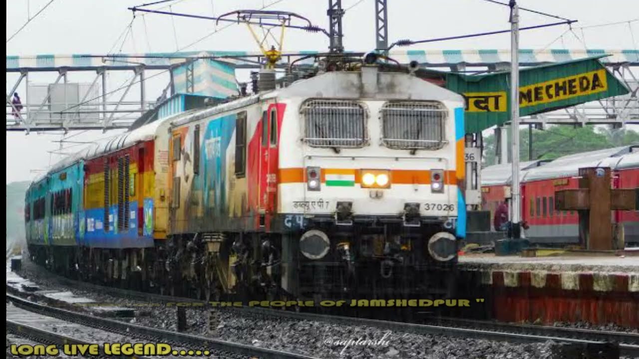 WAP7 Legendary STEEL EXPRESS 130 Kmph Actions- INDIAN RAILWAYS