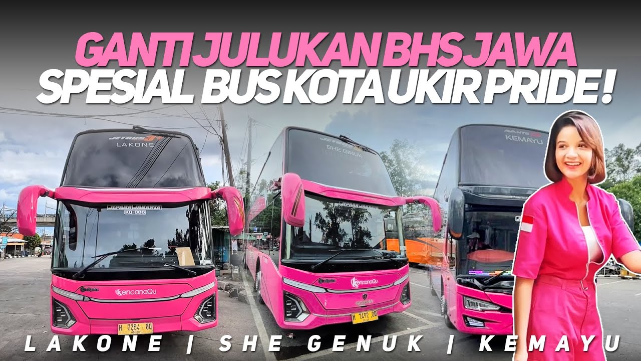 PERSAINGAN BUS KOTA UKIR JEPARA WAJIB MEWAH‼️SEMUA UNIT DOUBLE DECKER KENCANAQU GANTI JULUKAN BARU