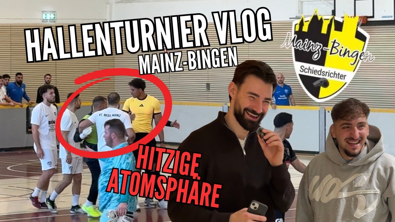 FEUER UNTERM HALLENDACH 🔥 | HALLENTURNIER-VLOG | Schiri-Turnier Mainz-Bingen