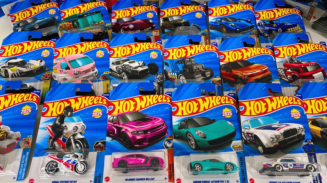Распаковка 50 Hot Wheels 2025 🚗🔥 | Полный набор