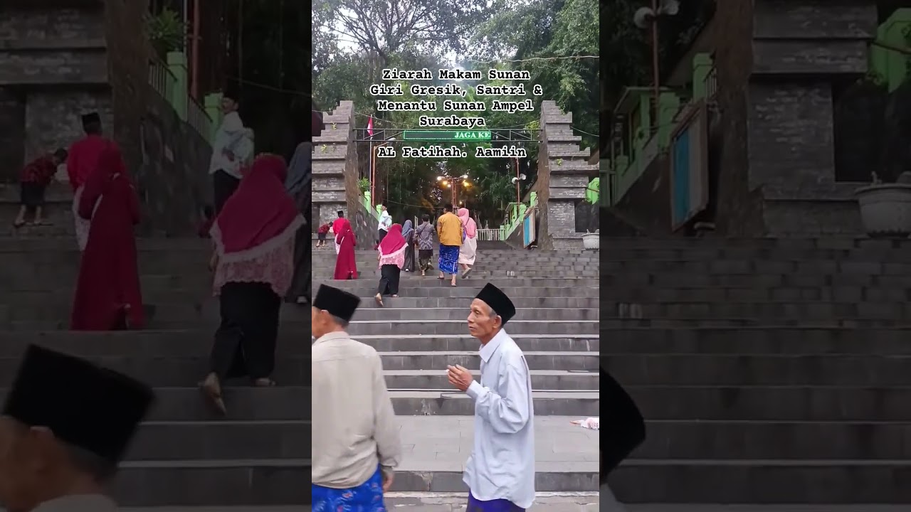 Tangga Menuju Makam Sunan Giri Gresik #walisongo #shorts