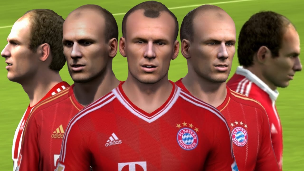 Robben from FIFA 04 to 14 Face Rotation and Stats | HD 1080p