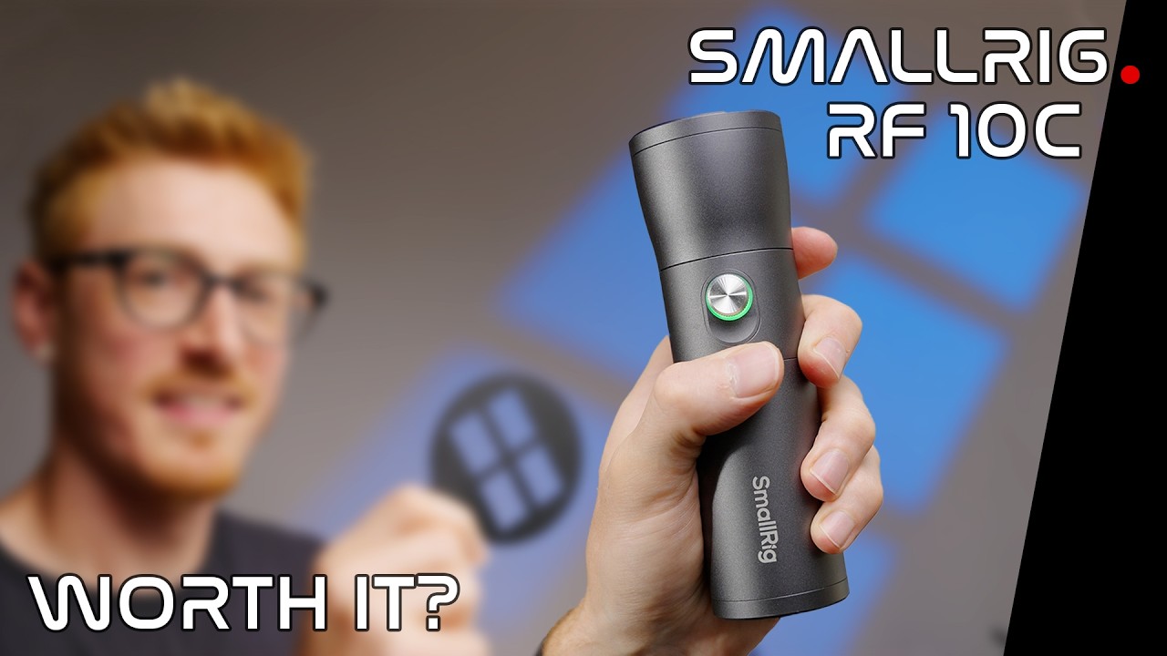 This Budget LED Light Will Make Your Videos BETTER | SMALLRIG RF10C LED GOBO LIGHT