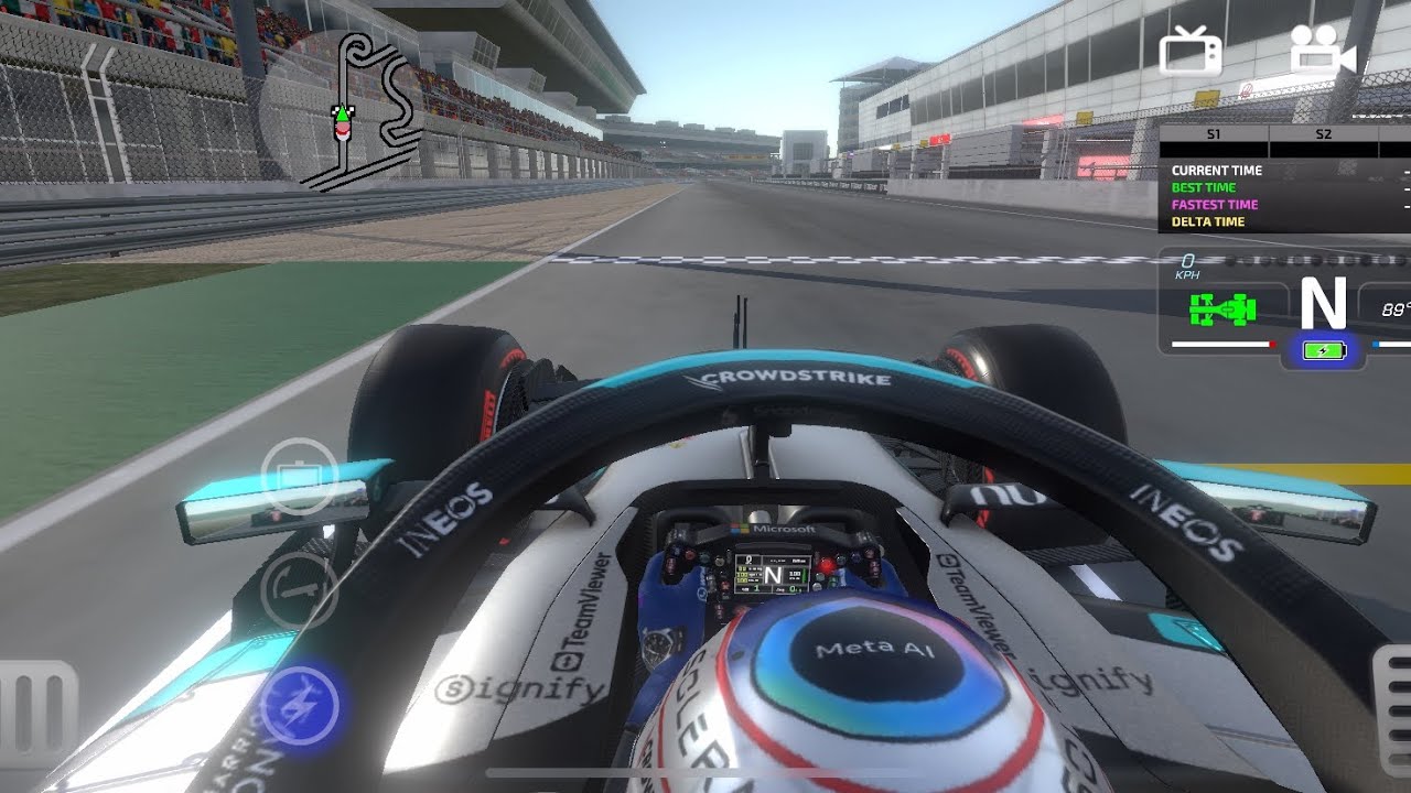 Monoposto 2026 Kimi Antonelli Mercedes W17 E Performance China Grand Prix Shanghai 10% Race Gameplay