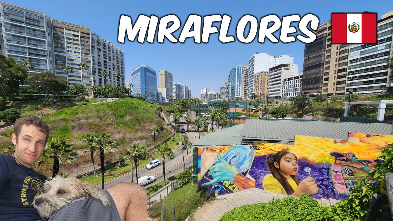Walking Tour of Miraflores | Ocean Views + Beaches + Surfing | Lima, Peru 🇵🇪