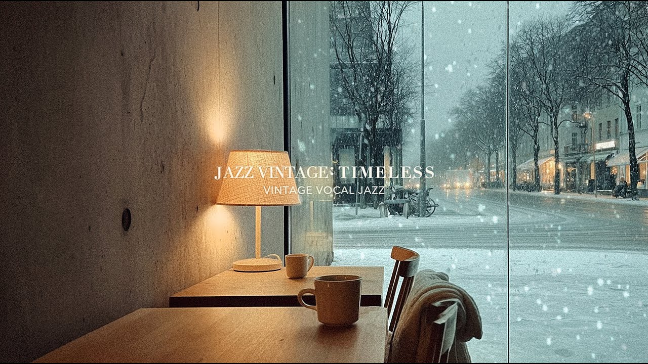 [Playlist] В объятиях теплого света, тихая ностальгия заснеженного города | JazzVintage Winter Notes