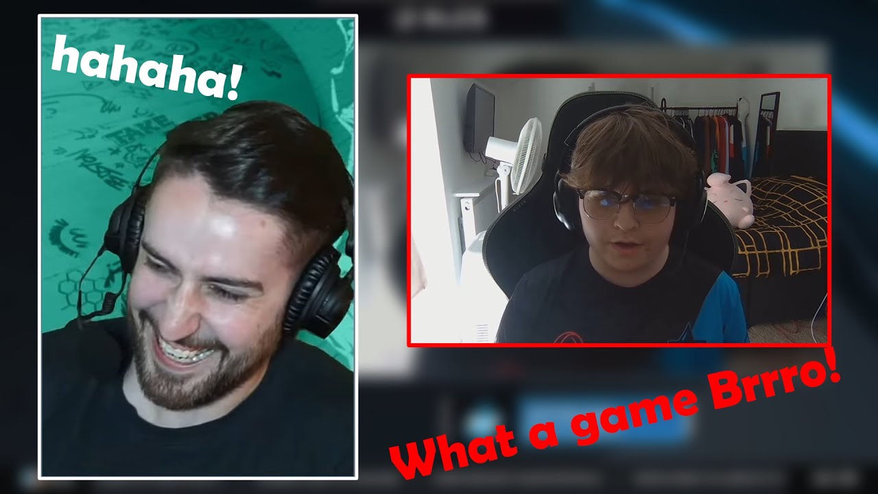 Joyo shows off His Scrub Killa impression