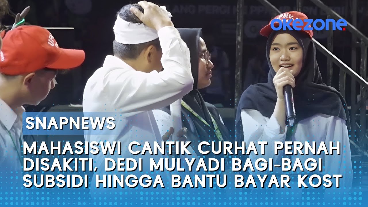 Mahasiswi Cantik Curhat Pernah Disakiti, Dedi Mulyadi Bagi-bagi Subsidi hingga Bantu Bayar Kost