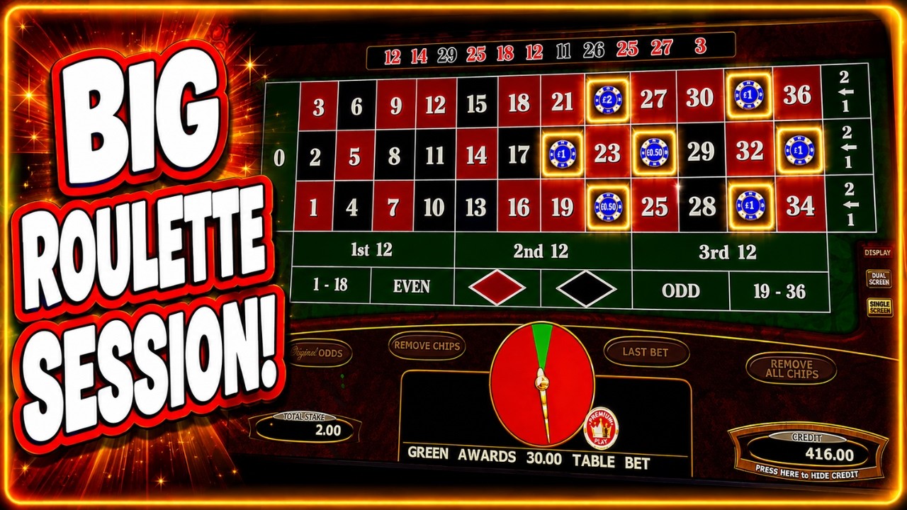 Большая сессия в рулетку и слоты на FOBT!