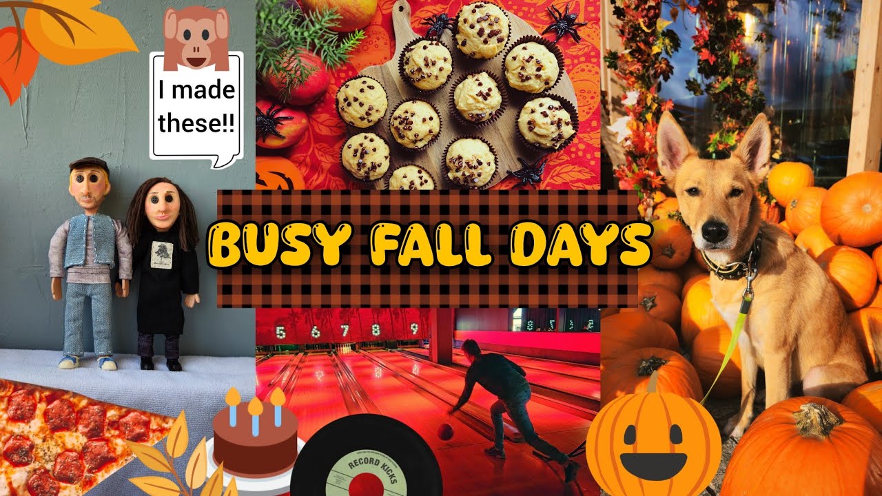 Autumn crafting & cozy moments 🍂🕯️ Handmade dolls 🪡 baking 🧁dog walks 🐕 & b-day moments 🎈
