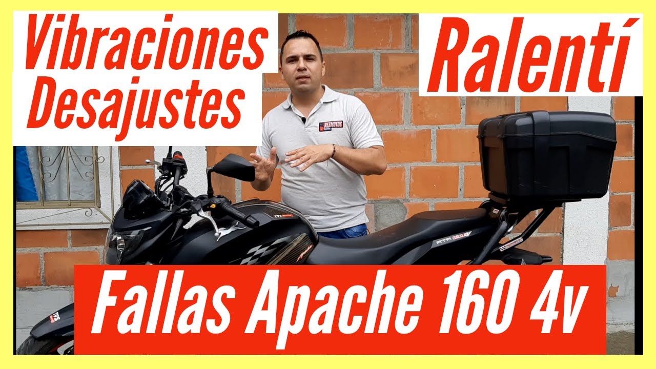 🚨💥FALLAS APACHE 160 4V ,DESAJUSTES, MUY REVOLUCIONADA Y OTRAS MAS 💥🚨