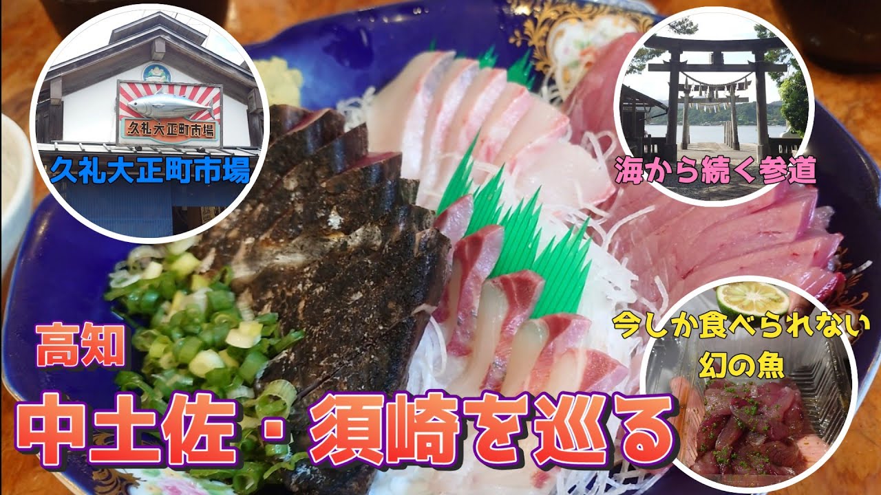 久礼大正町市場で幻のメジカの新子を食べて横浪黒潮ラインを巡る旅