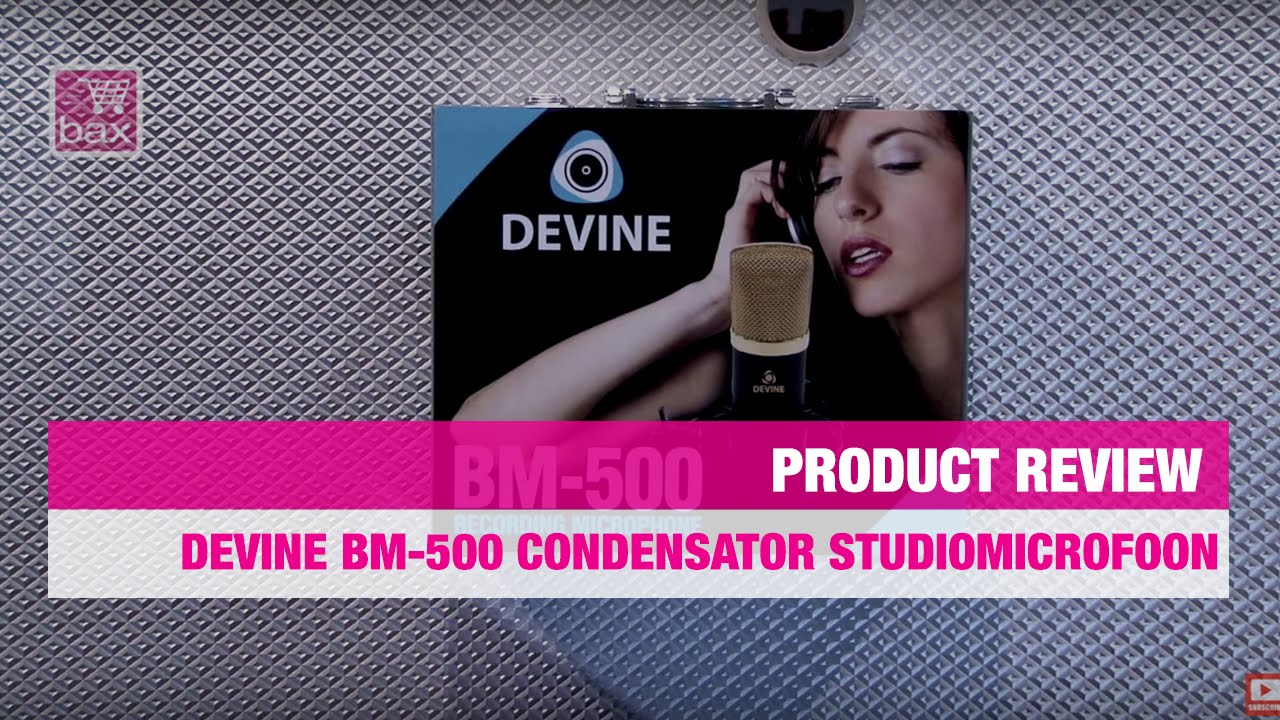 Devine BM-500 Condensator Studiomicrofoon Review | Bax Music