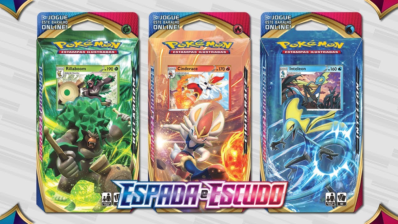 Unboxing Decks Iniciais de Espada Escudo! 3 Ótimas Novas Opções!