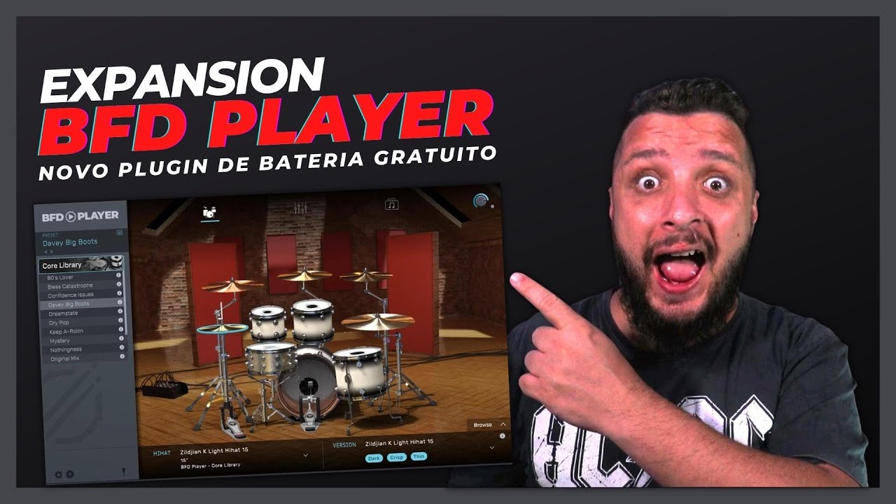 🚨BFD Player   A Nova Bateria Virtual Gratuita da BFD