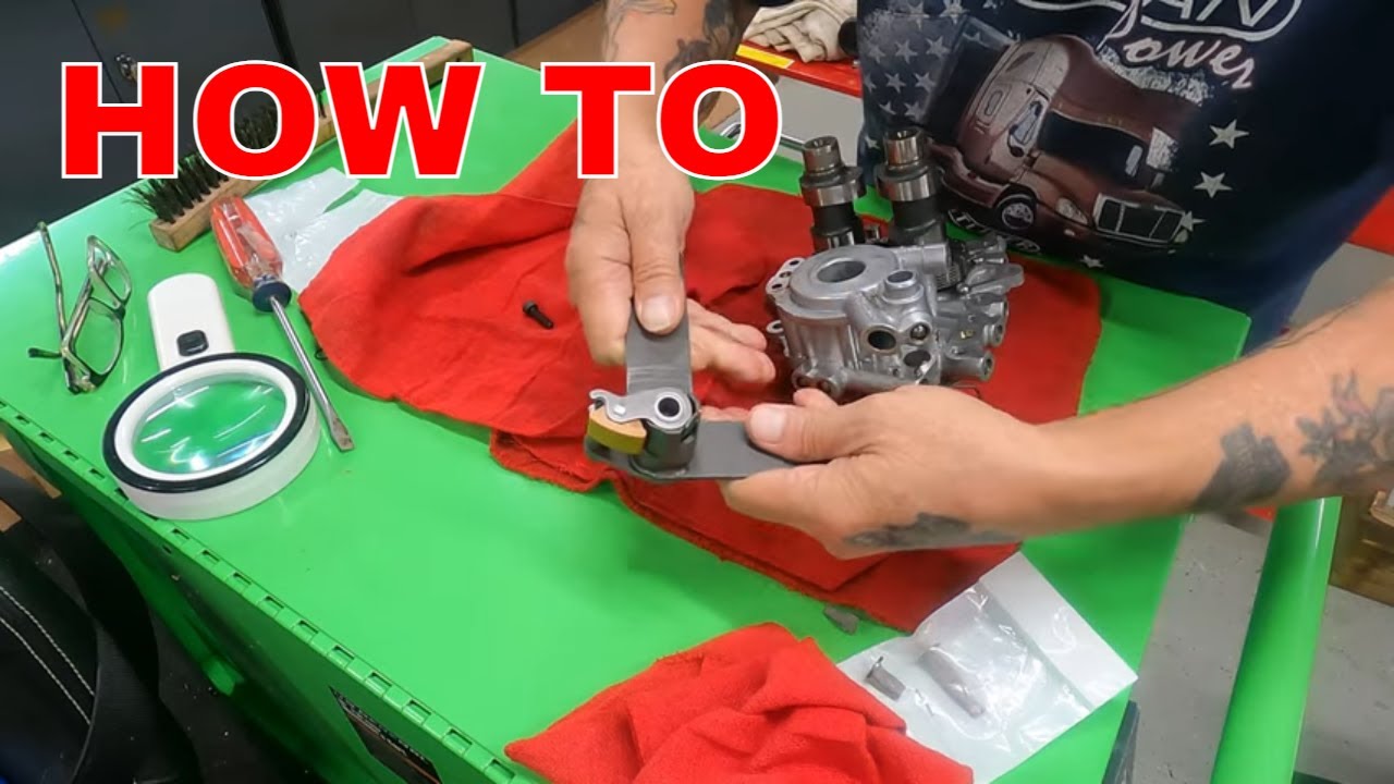 Как использовать инструмент для внутреннего натяжения ремня ГРМ Harley Twin Cam
