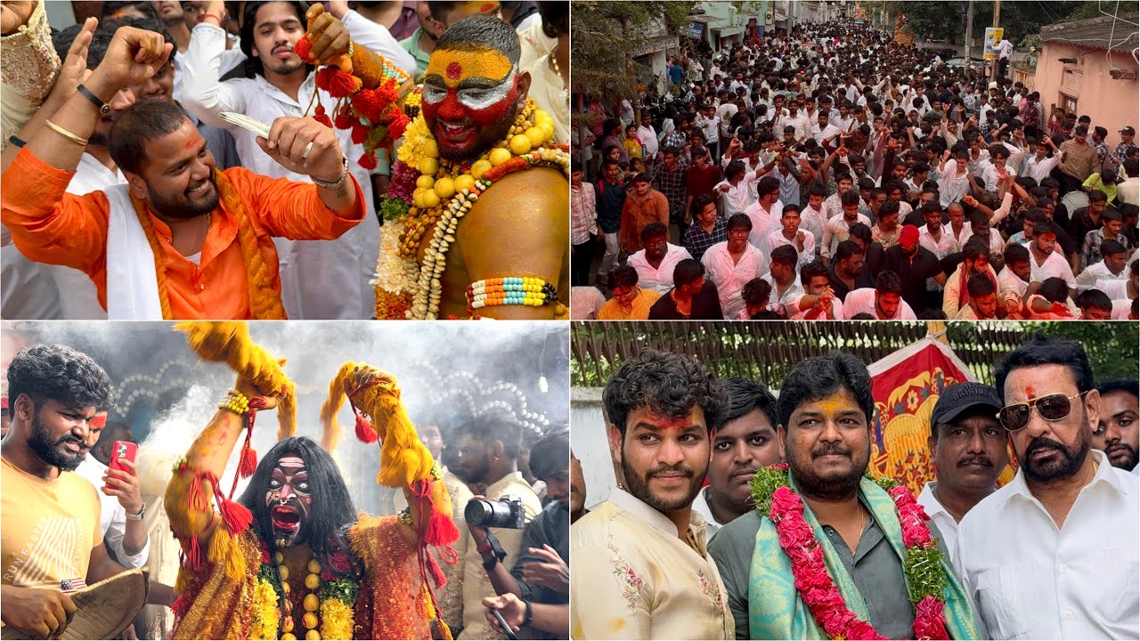 Potharaju Powerful Entry at Team Kala Syndicate Thotella 2026 | Golconda Bonalu 2026 | Bonalu 2026