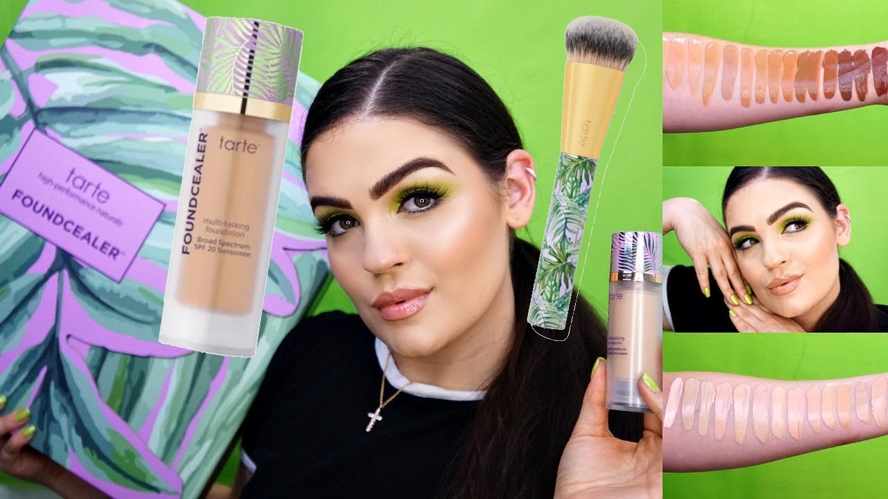 TARTE Babassu Foundcealer Foundation Review, Swatches, & Wear Test