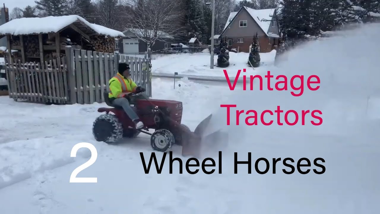 Wheel Horse blower, and Toro pusher