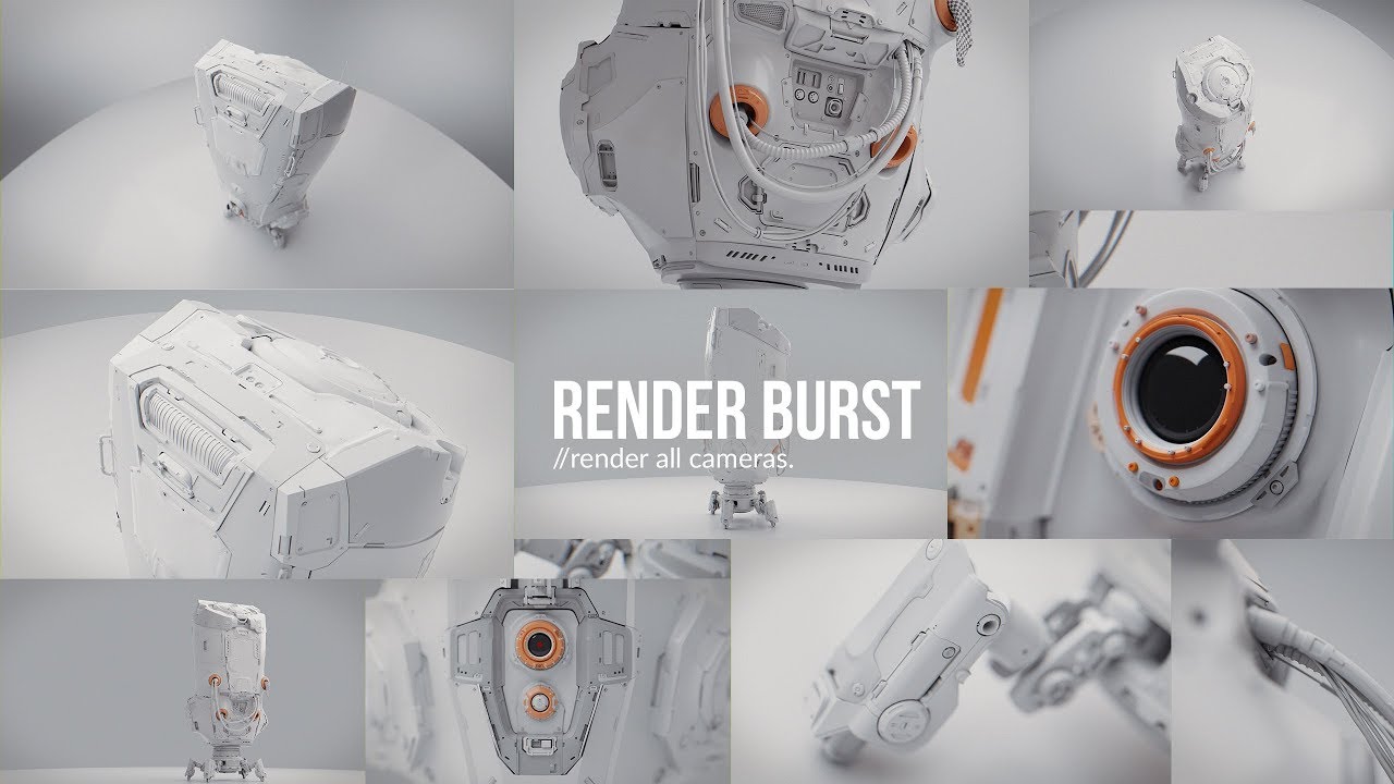 Free Blender 2.8 Add-on - Render Burst