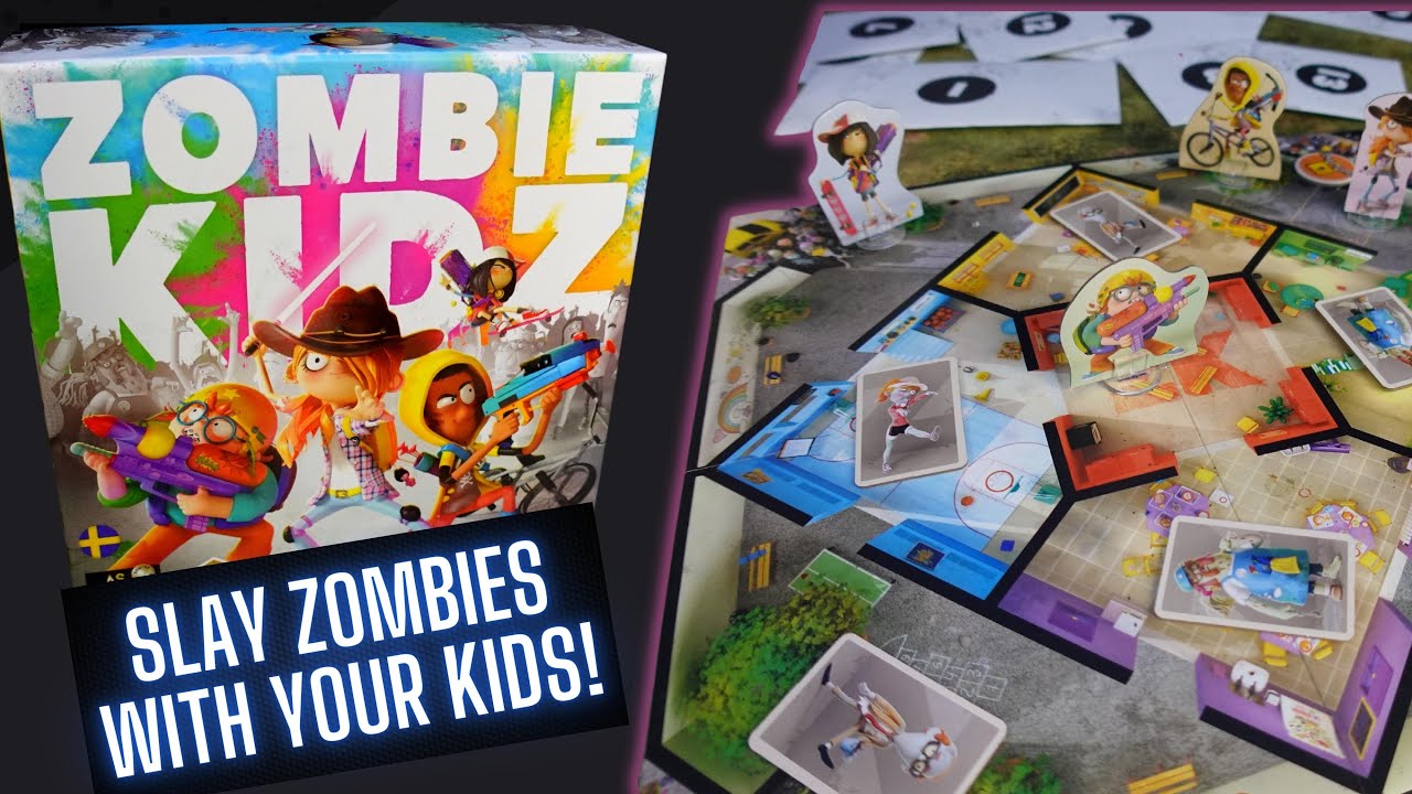 Zombie Kids Evolution   How to play the board game !