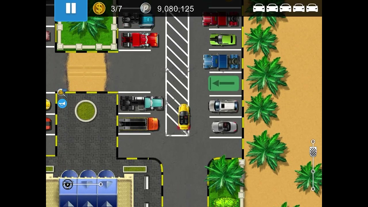 Level 190 All Coins- Parking Mania Gameplay