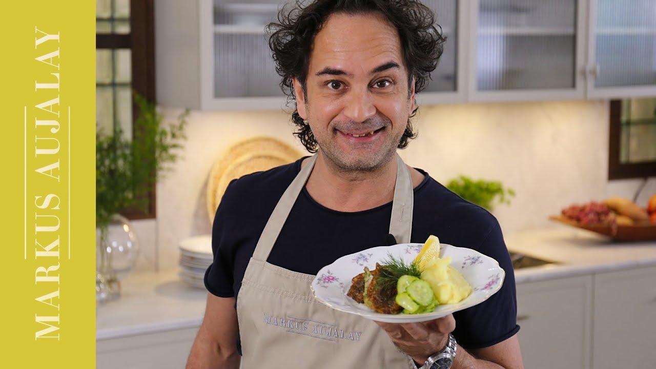 Stekt strömming med potatismos, dill och citron | Markus Aujalay